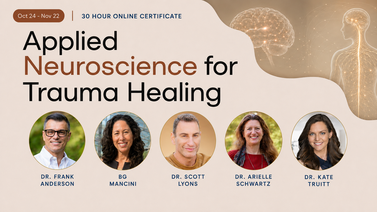 Applied Neuroscience for Trauma Healing Certificate