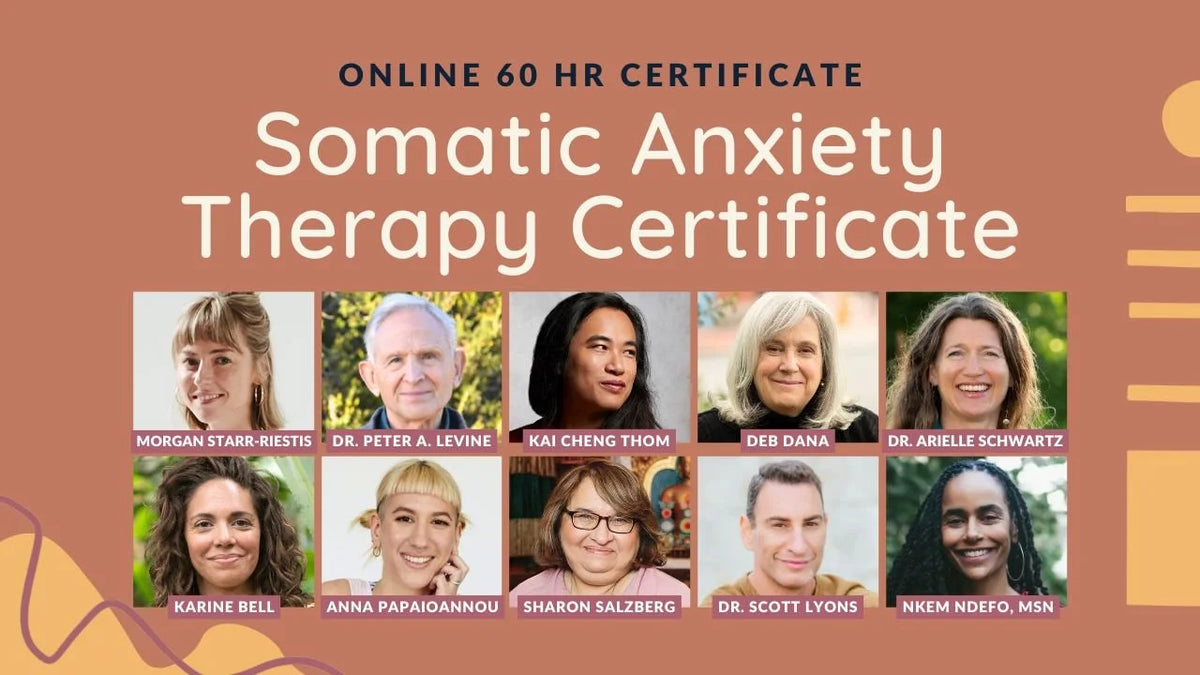 Somatic Anxiety Therapy Certificate