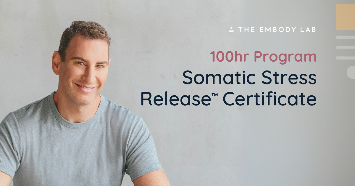 Somatic Stress Release™ Certificate