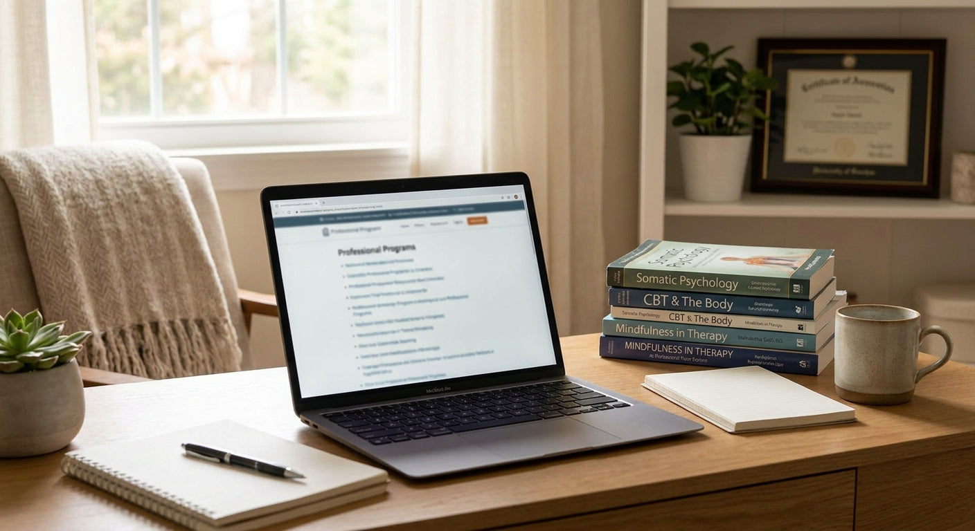 Best somatic CBT certificate programs for therapists