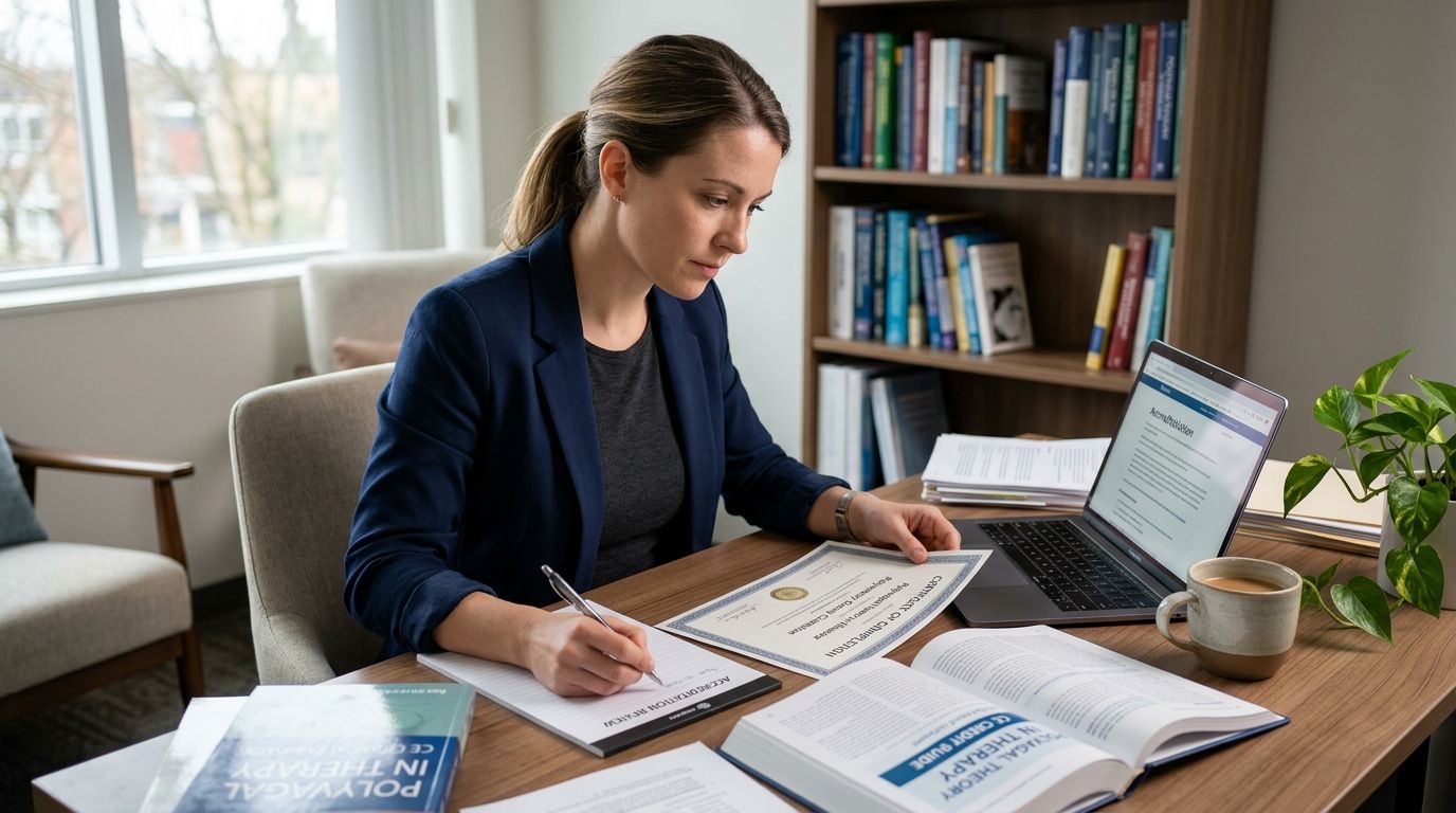 Is polyvagal theory certification accredited for CE credit?