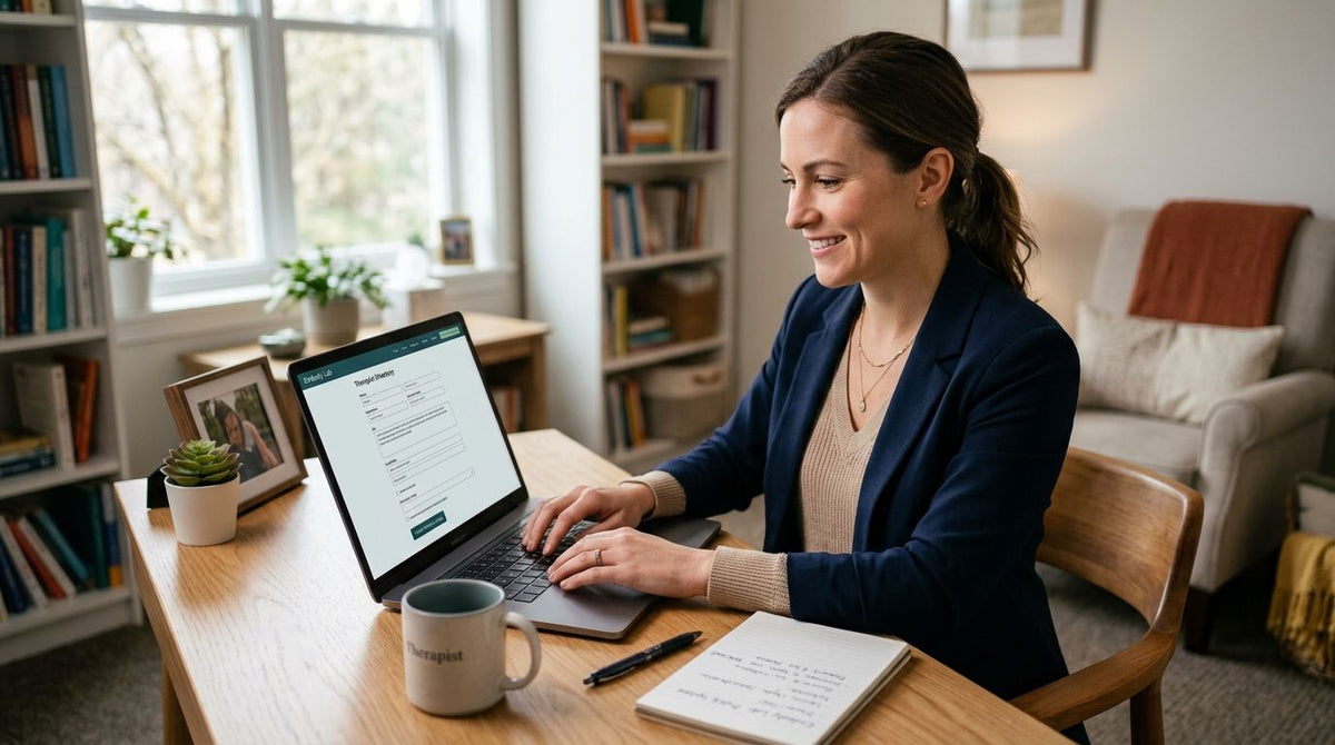 Embody Lab membership to therapist directory listing: 2026 workflow