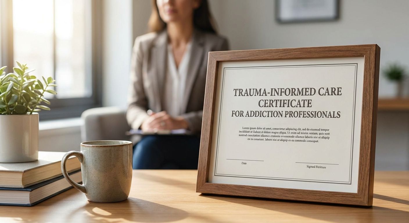 Best trauma-informed certificates for addiction counselors