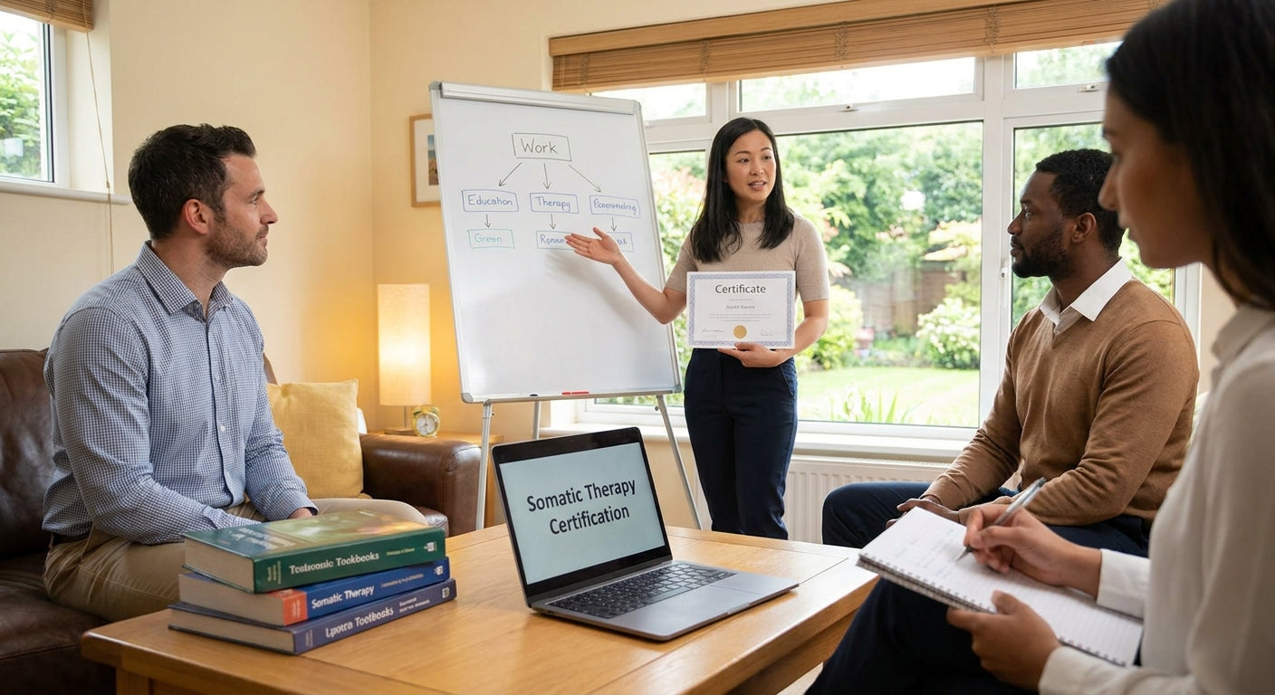Somatic therapy certification for licensed therapists