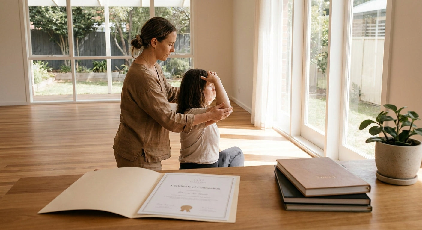 Breathwork and movement therapy certificate for therapists