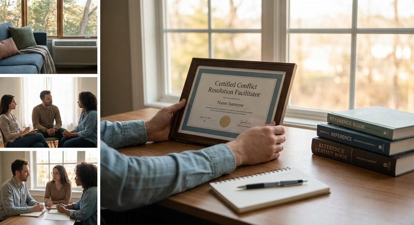 How to get a conflict resolution facilitator certificate