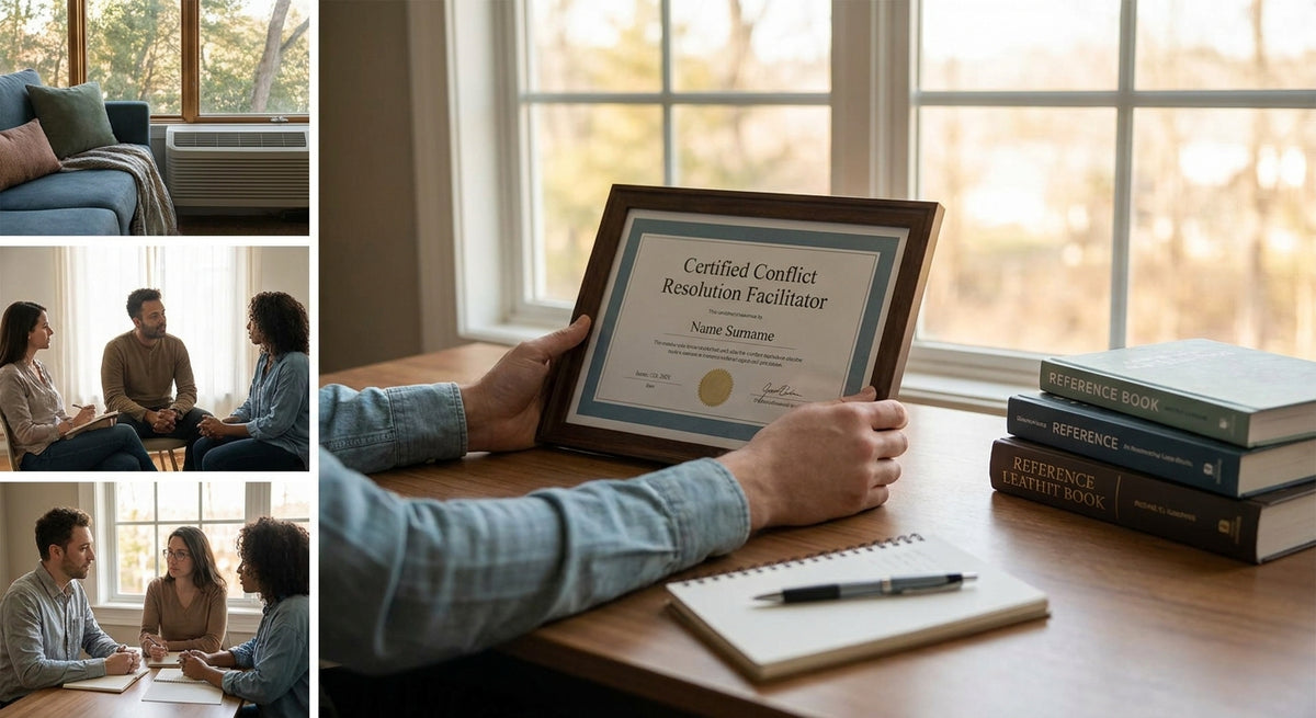 How to get a conflict resolution facilitator certificate