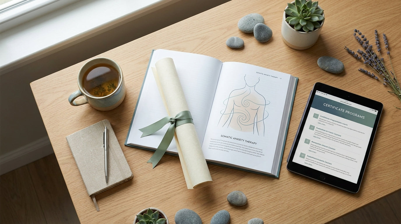 Best somatic anxiety therapy certificate programs