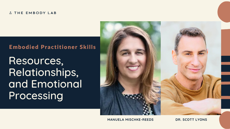 Embodied Practitioner Skills:  Resources, Relationships, and Emotional Processing