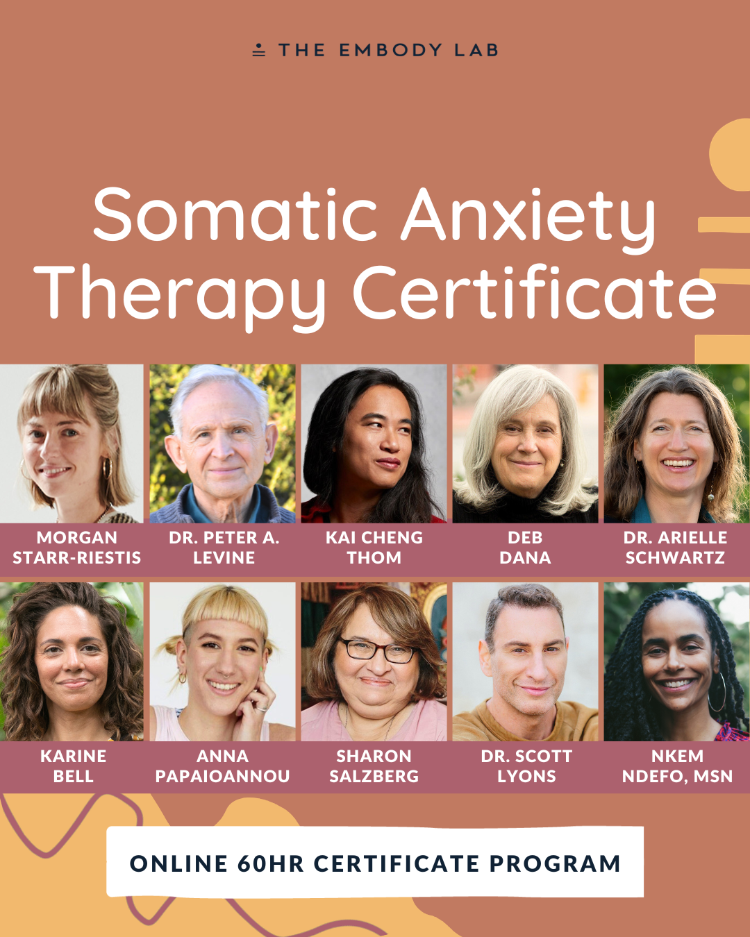 Somatic Anxiety Therapy Certificate