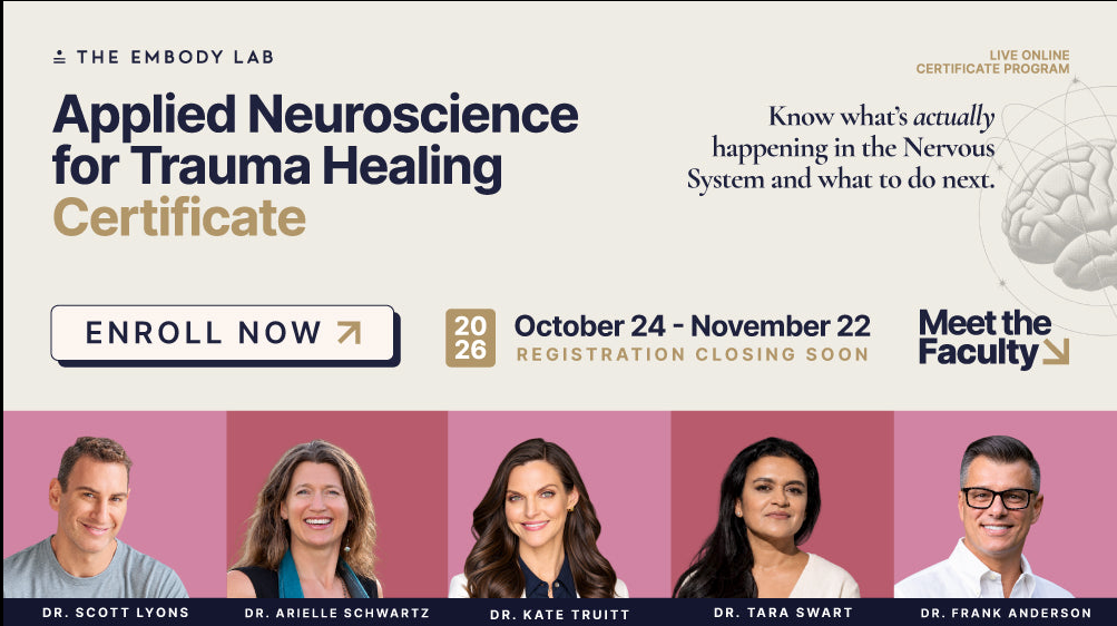 Applied Neuroscience for Trauma Healing Certificate