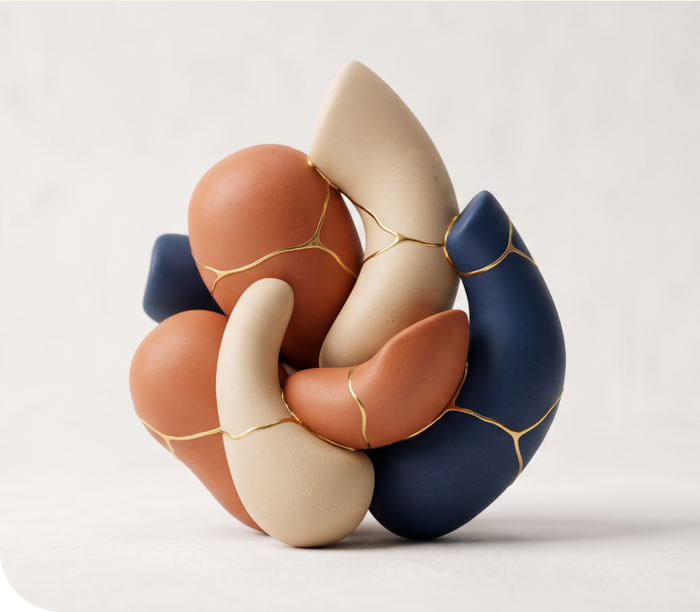 Sculpture symbolizing integration