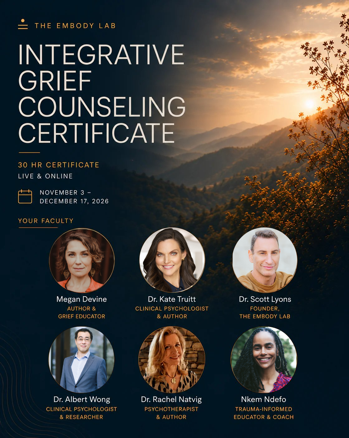Integrative Grief Counseling Certificate