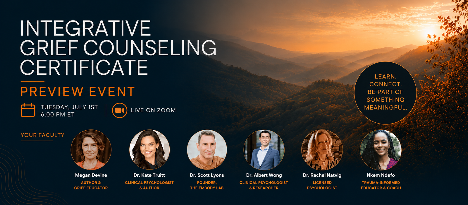 Integrative Grief Counseling Certificate Preview Event