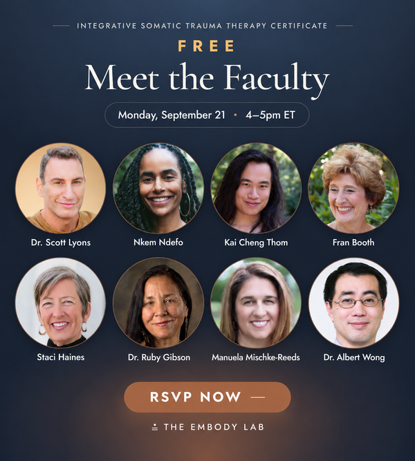 MEET THE FACULTY: Integrative Somatic Trauma Therapy Certificate