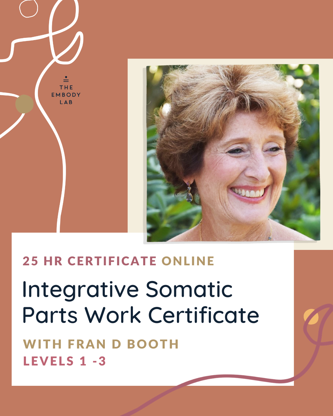 Integrative Somatic Parts Work Certificate.