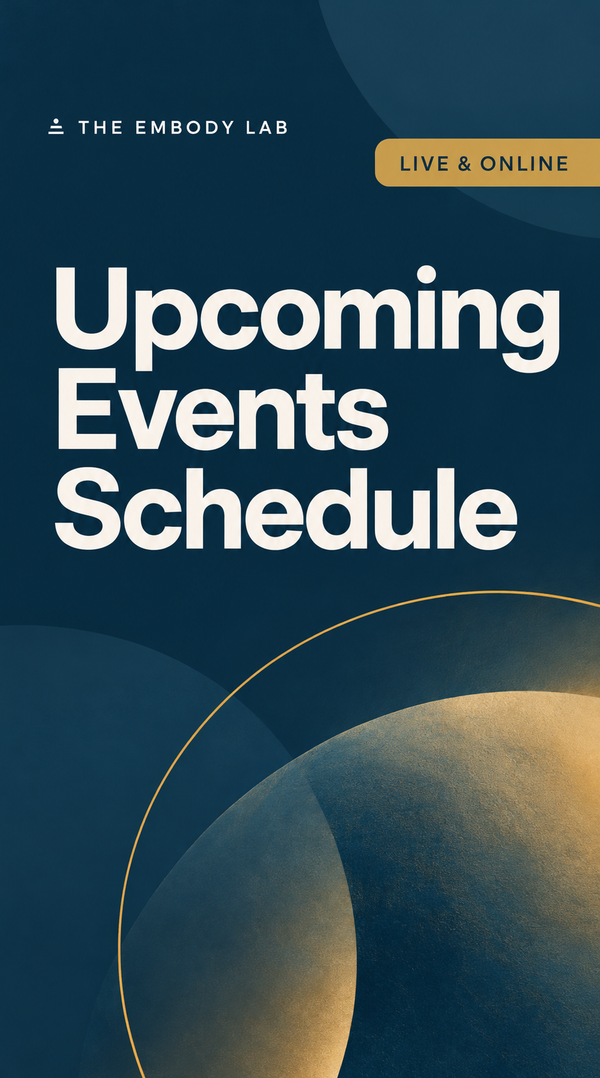 Upcoming Events Schedule