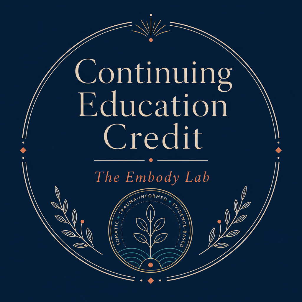 Continuing Education (CE) Credit — The Embody Lab